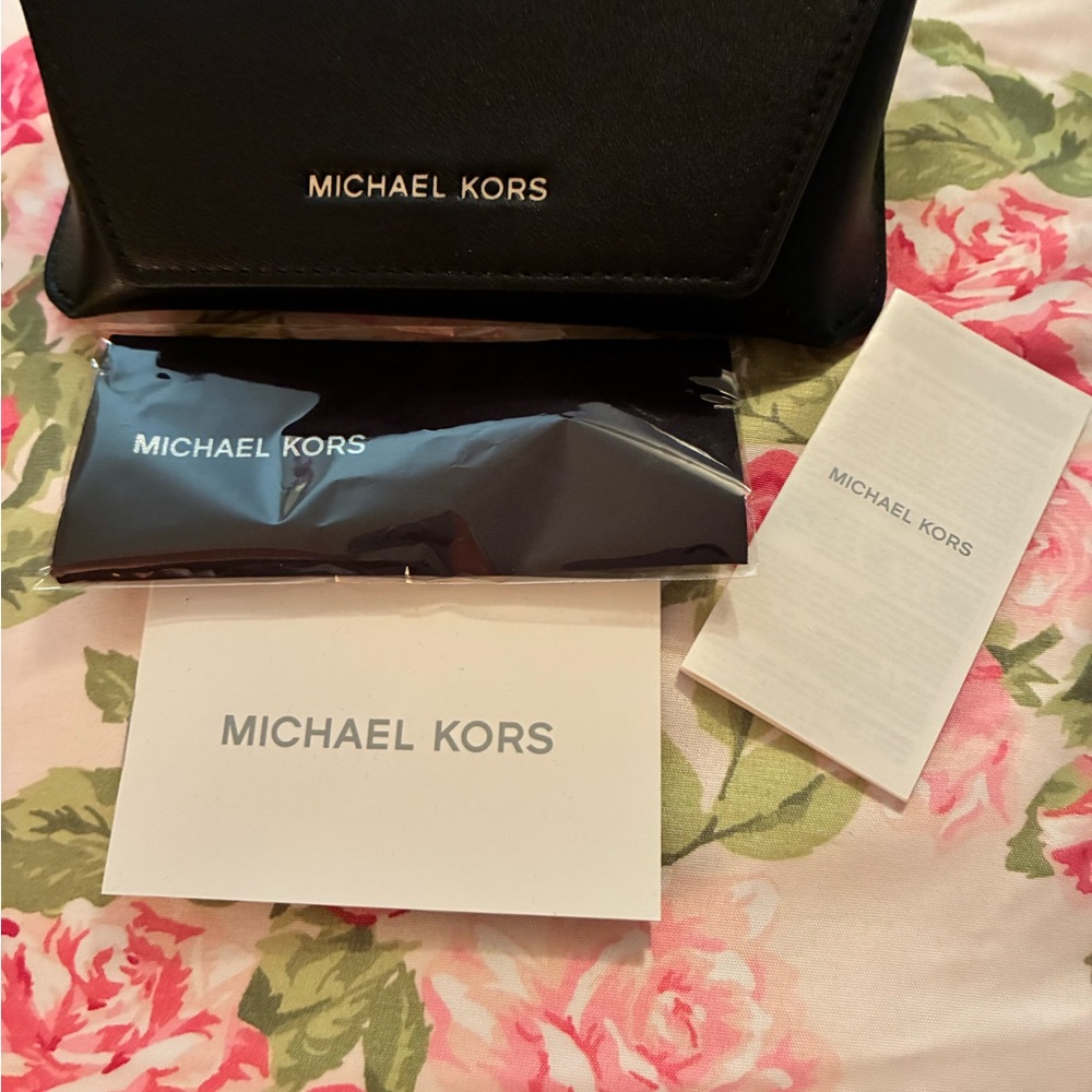 Michael Kors Black Leather Pouch